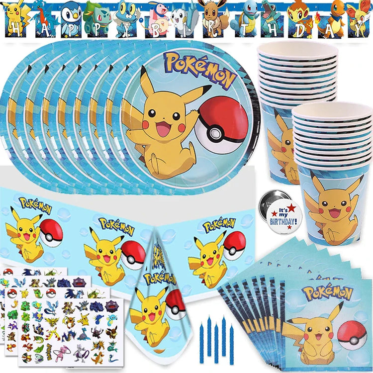 Anniversaire Pokémon – Déco & Vaisselle