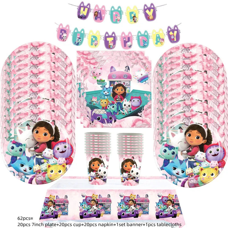 Anniversaire Gabby Chat – Déco & Vaisselle
