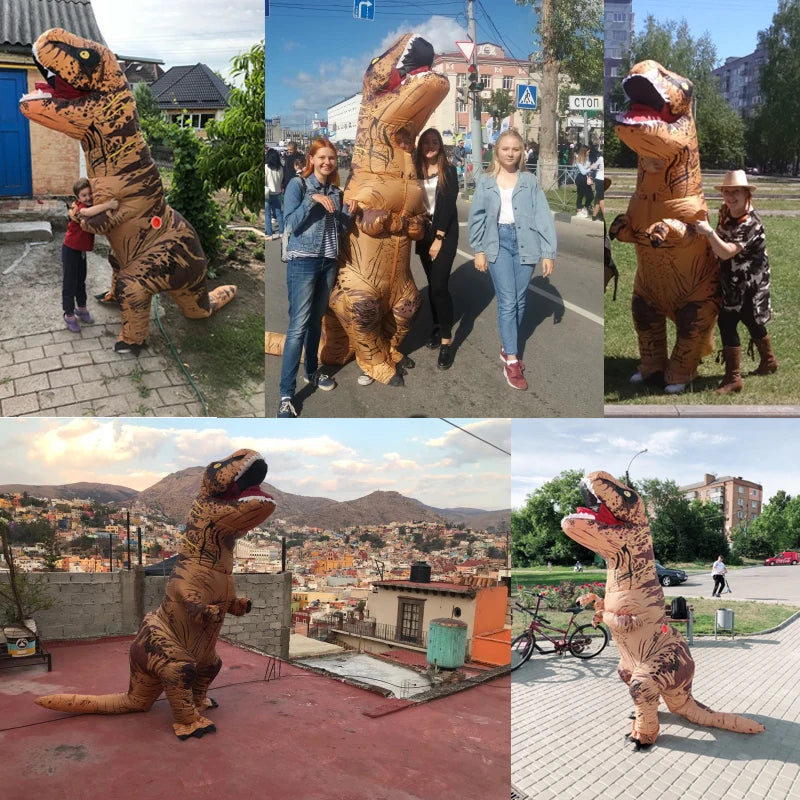Déguisement Gonflable T-Rex Dinosaure