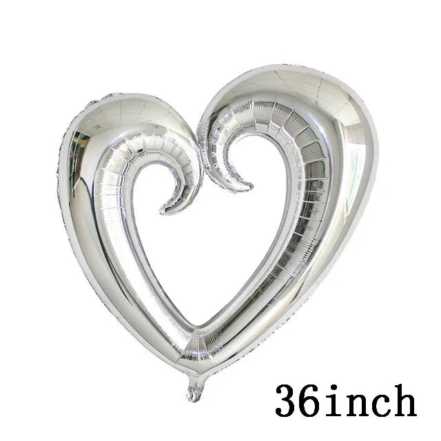 Ballon en Forme de Cœur et Amour – Décoration Saint-Valentin et Fête