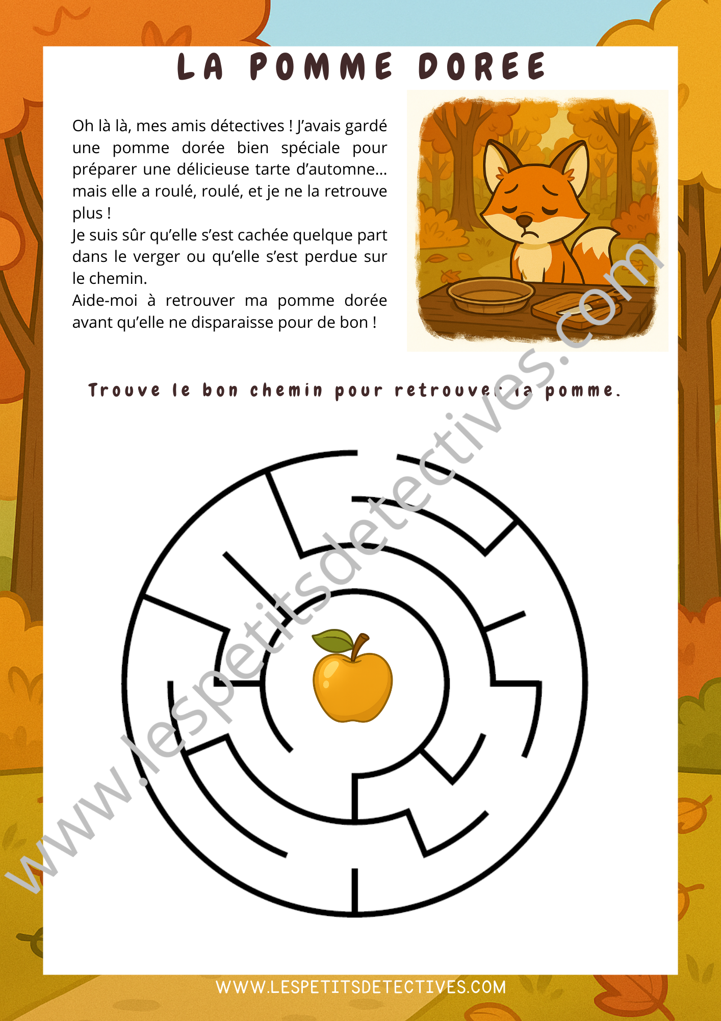 A LA MAISON – Les mystères d’automne : les trésors disparus - PDF