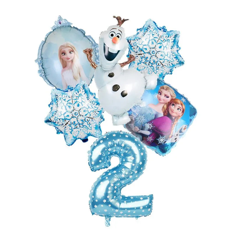 Kit Ballons Reine des Neiges avec Âge