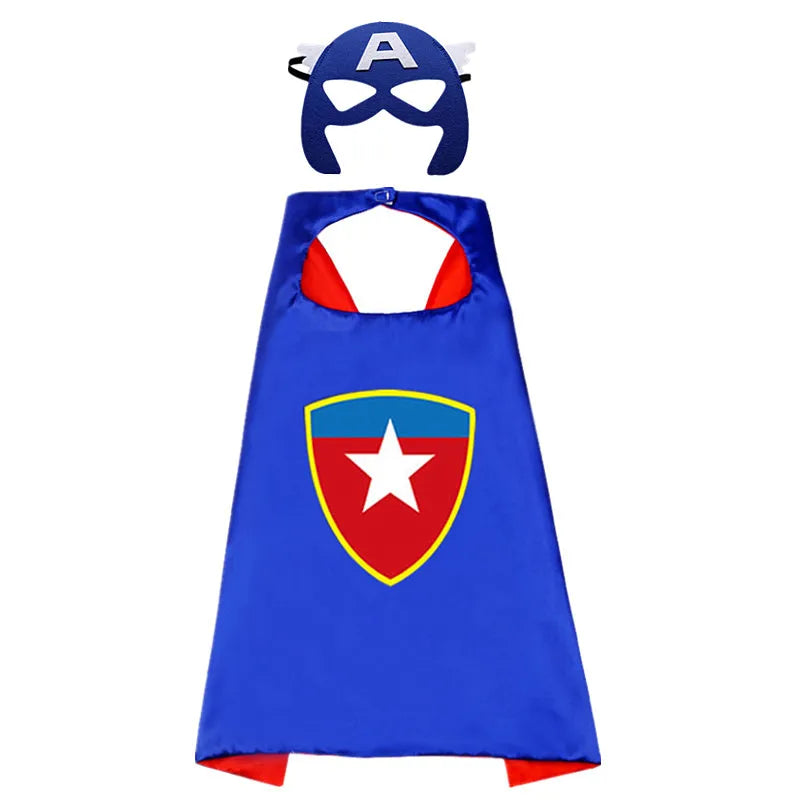 Cape de Super-Héros avec Masque