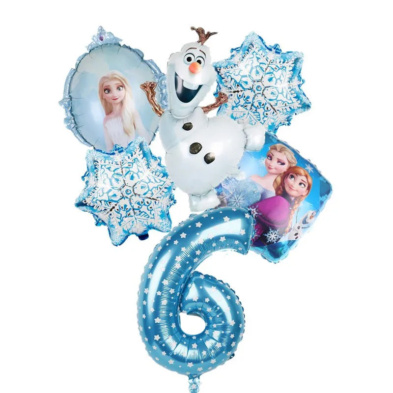 Kit Ballons Reine des Neiges avec Âge