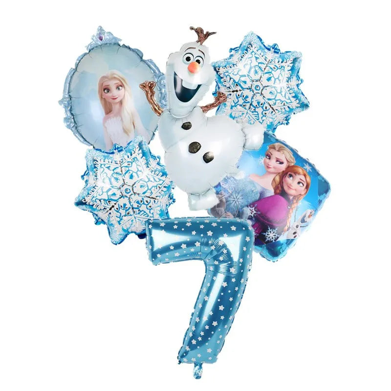 Kit Ballons Reine des Neiges avec Âge