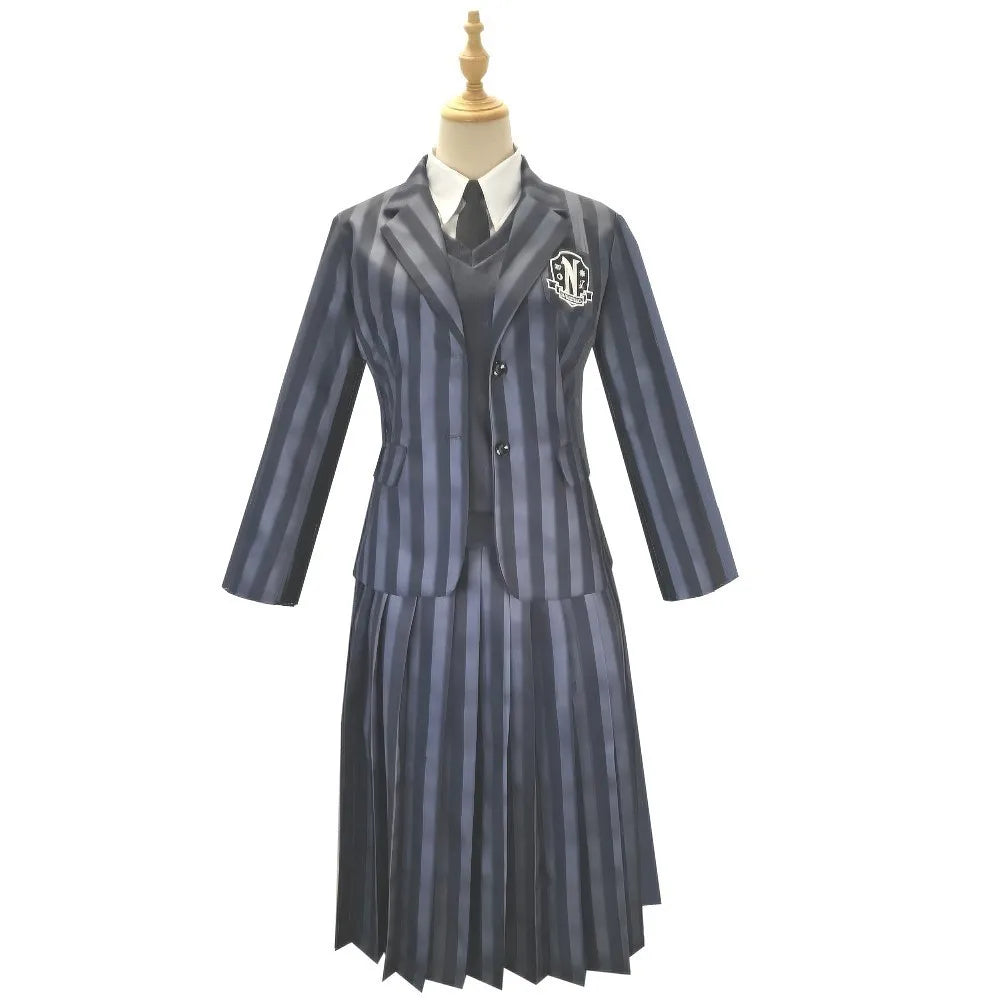 Robe Mercredi Addams Enfant et Adulte