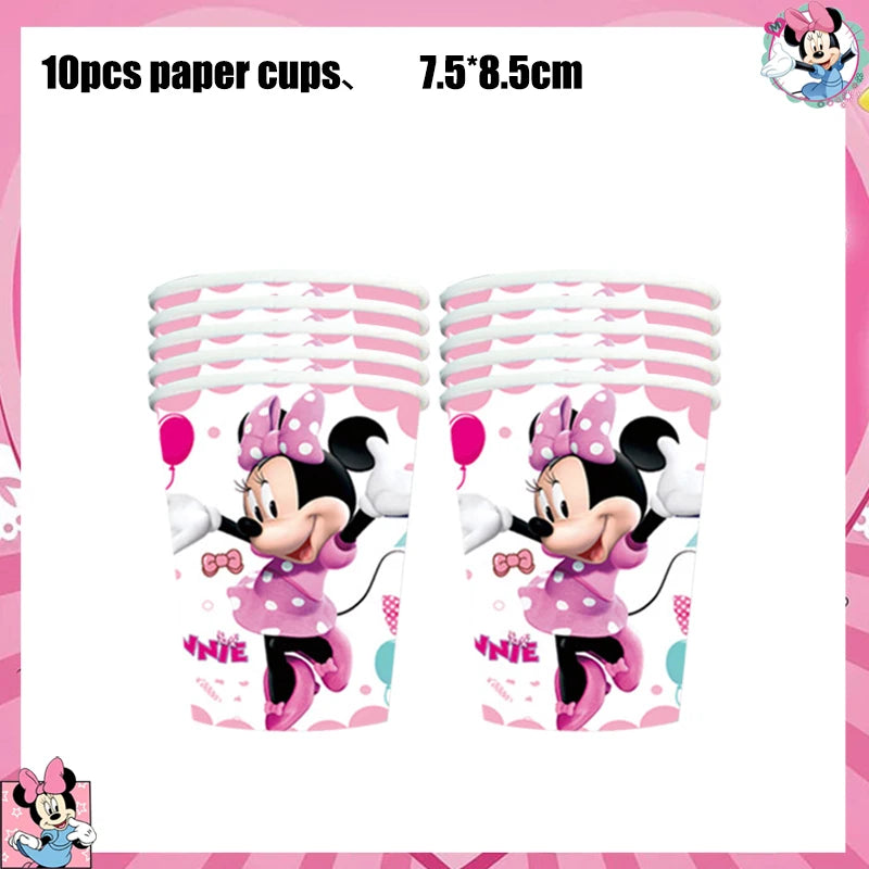 Disney Minnie Kit Vaisselle + décorations