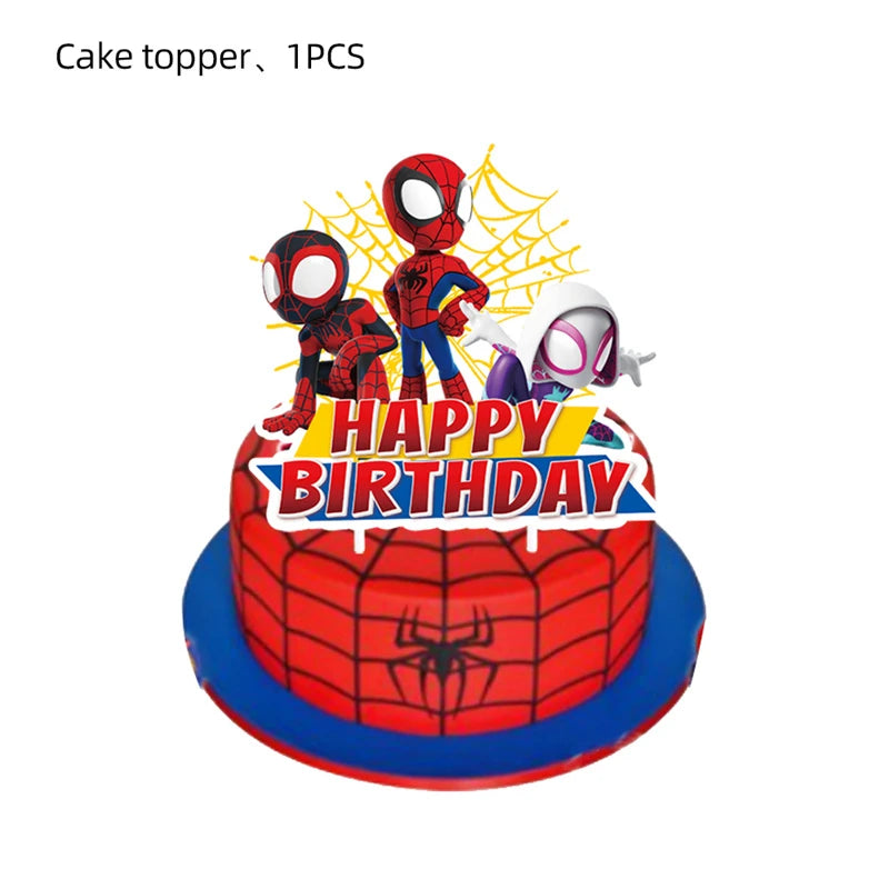 Disney Spidey Kit Vaisselle + décorations