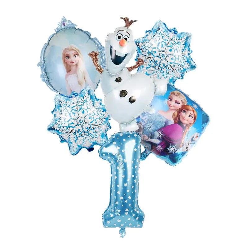 Kit Ballons Reine des Neiges avec Âge