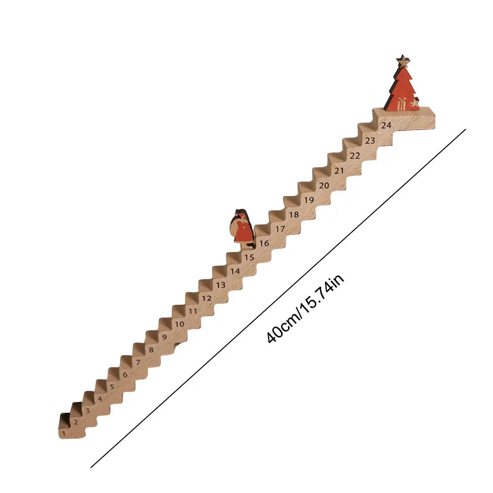 Calendrier de l’Avent Escaliers en Bois