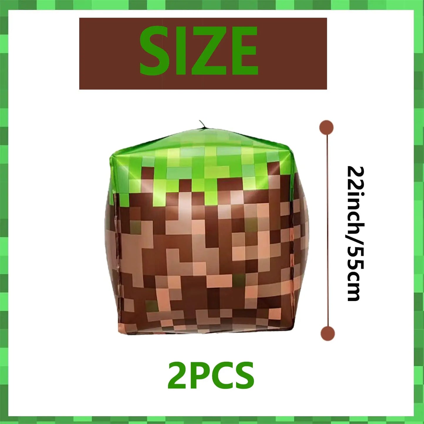 Kit Ballons Minecraft avec Âge