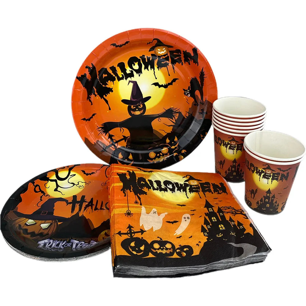 Kit Vaisselle & Décoration Halloween