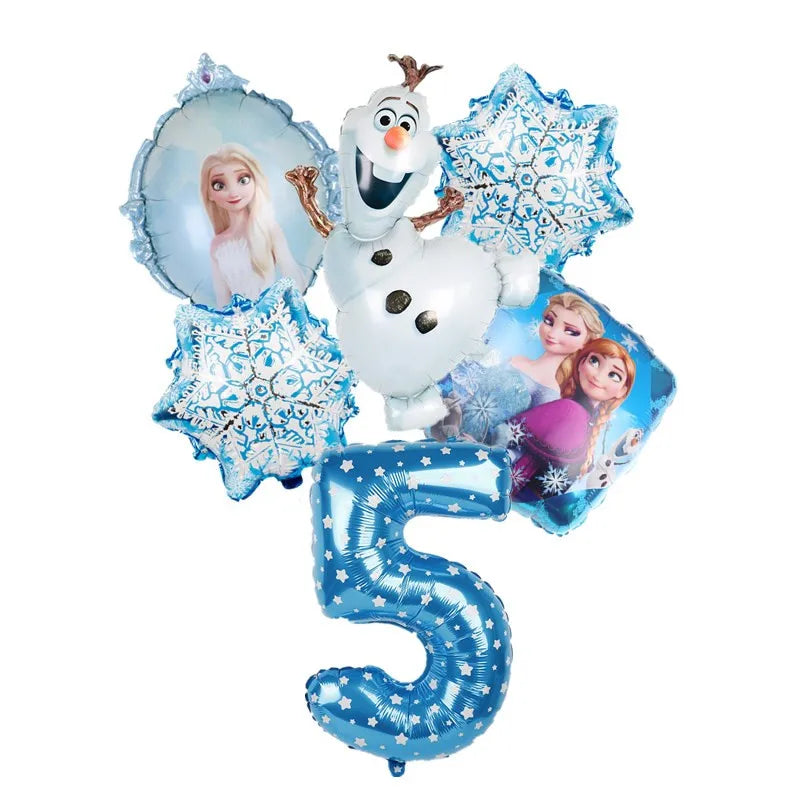 Kit Ballons Reine des Neiges avec Âge