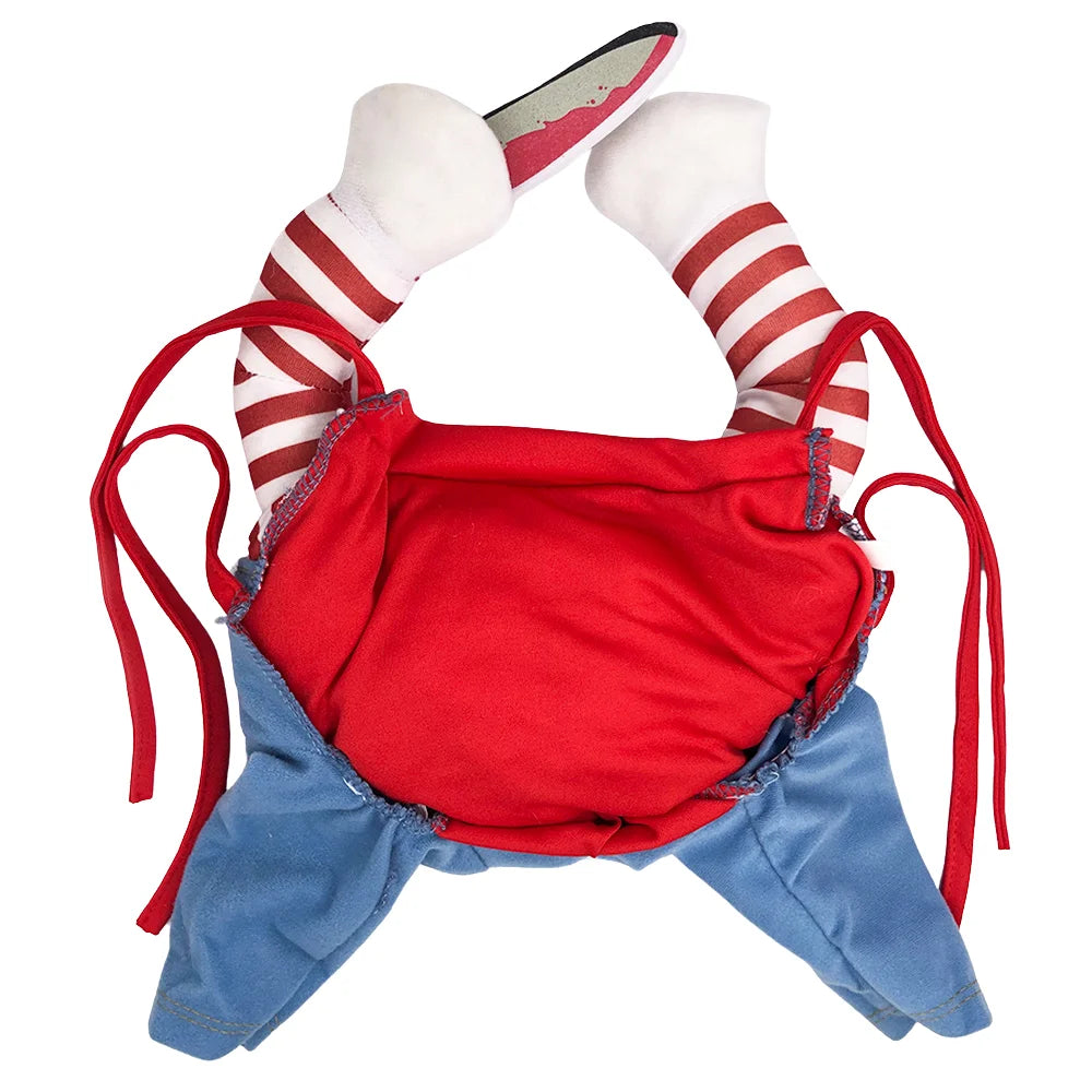 Déguisement Chucky Halloween pour chiens et chats