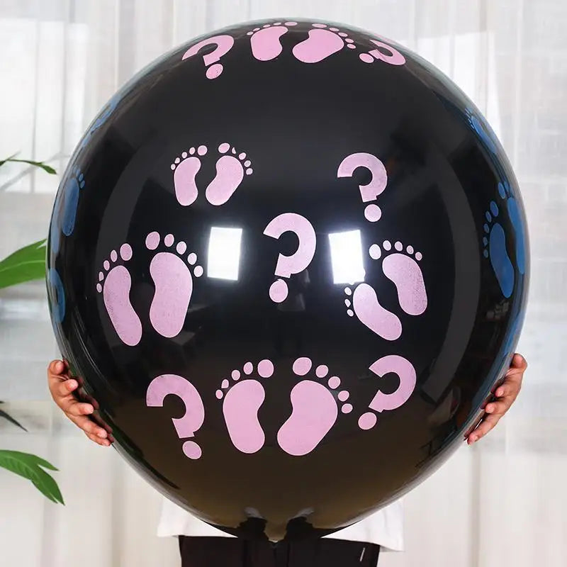 Ballon noir géant Baby Shower