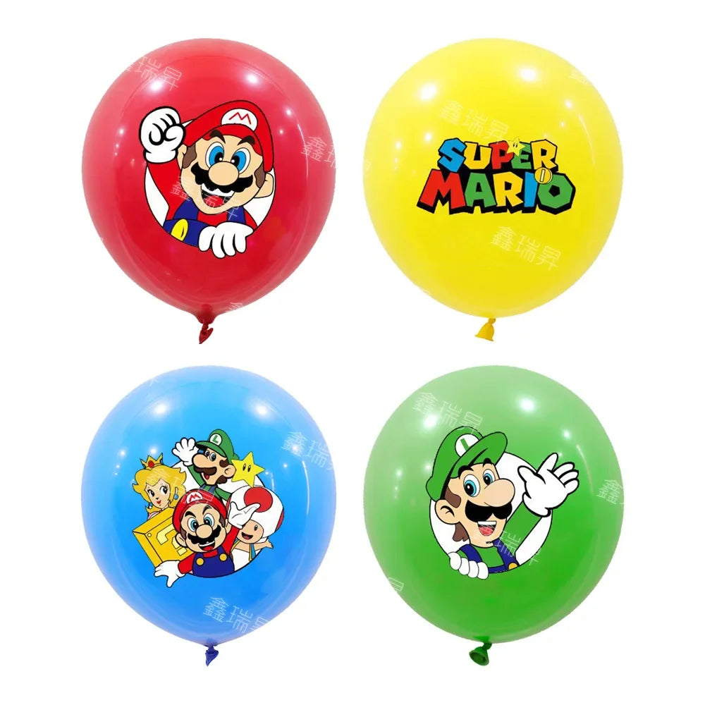 Super Mario Kit Ballons de Baudruche - 10 styles au choix