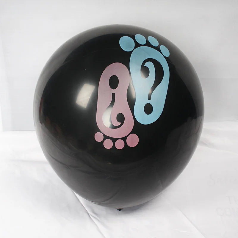 Ballon noir géant Baby Shower