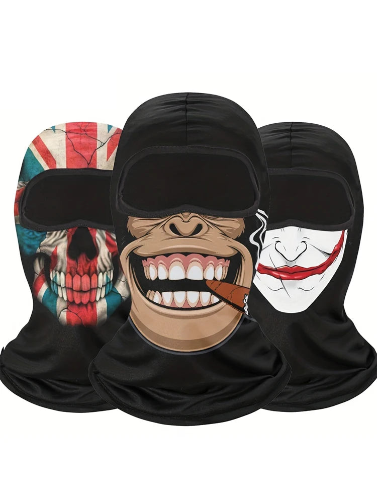 Cagoule Fantôme/Crâne/Clown