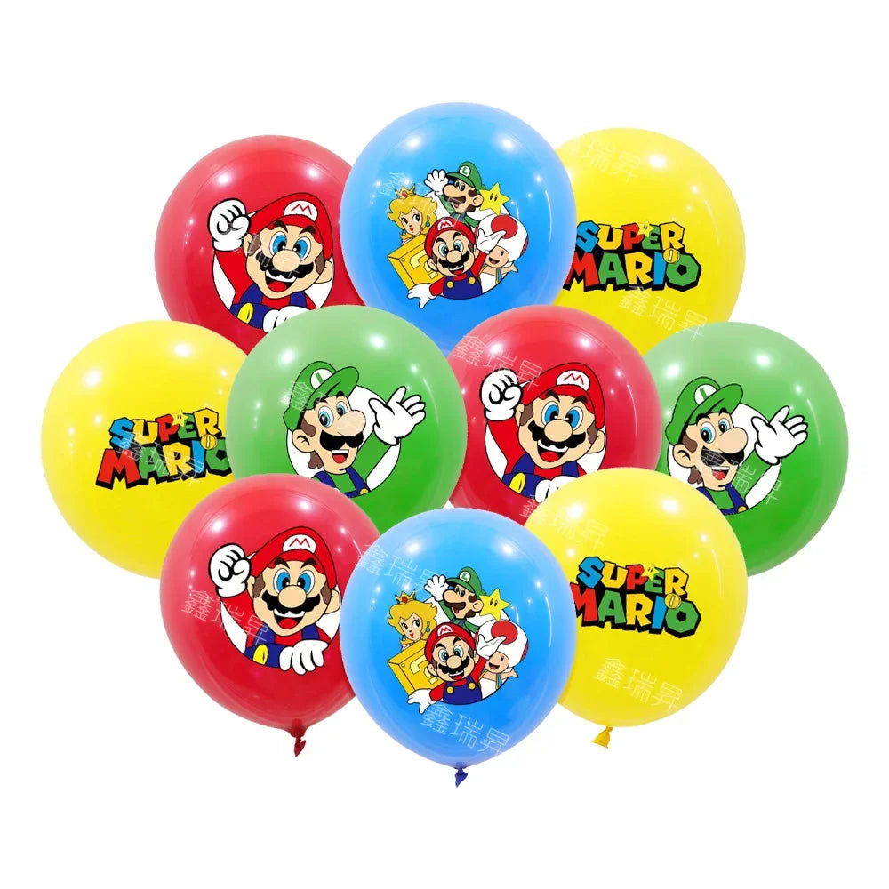 Super Mario Kit Ballons de Baudruche - 10 styles au choix