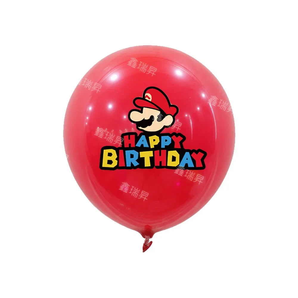 Super Mario Kit Ballons de Baudruche - 10 styles au choix