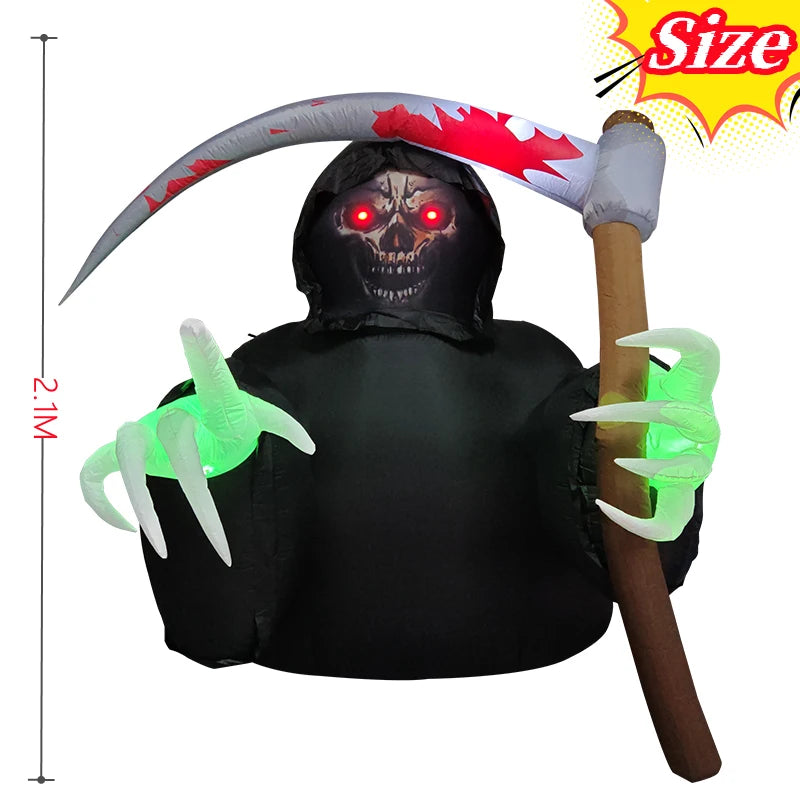 Faucheuse Gonflable Halloween 2,2 m