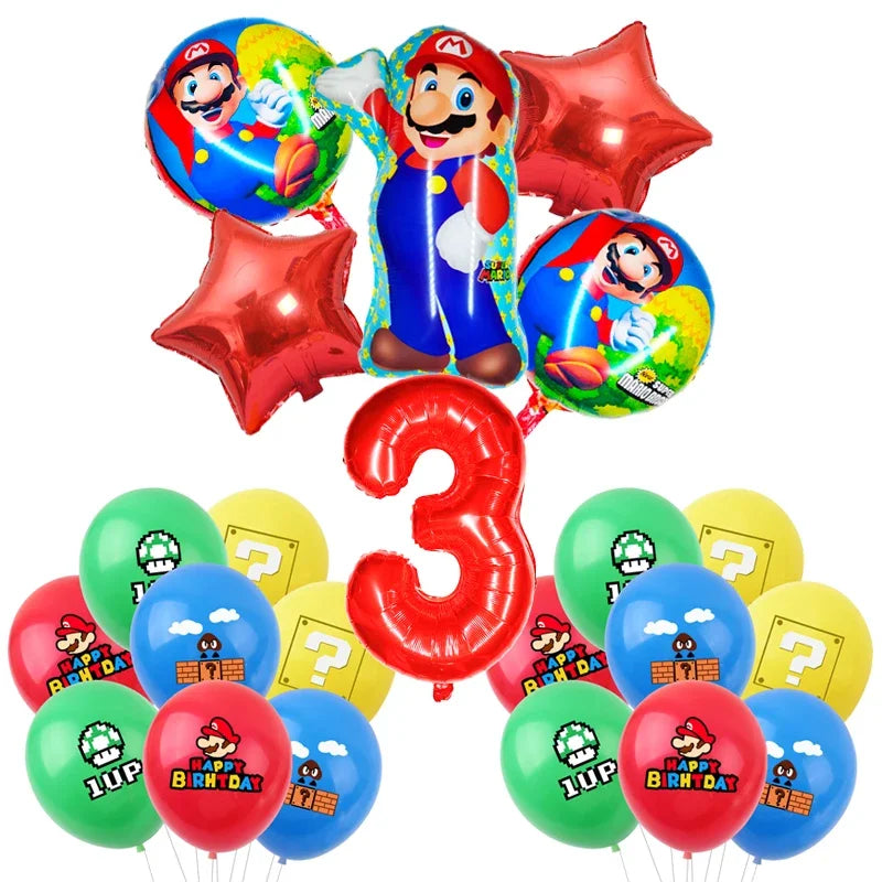 Super Mario Kit de Ballons + Choix de l'Âge