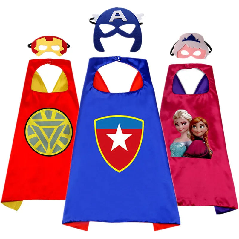 Cape de Super-Héros avec Masque