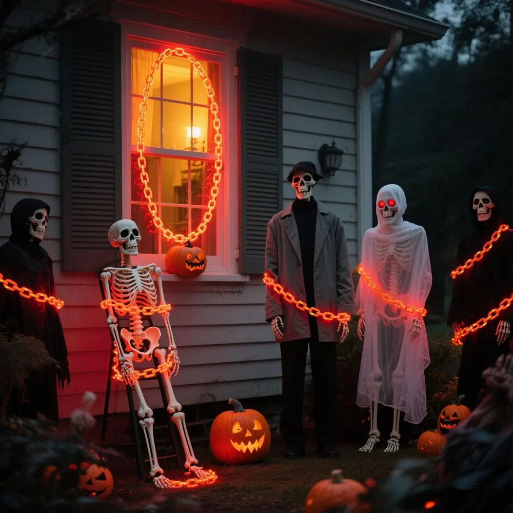 Chaîne Lumineuse Halloween Solaire LED