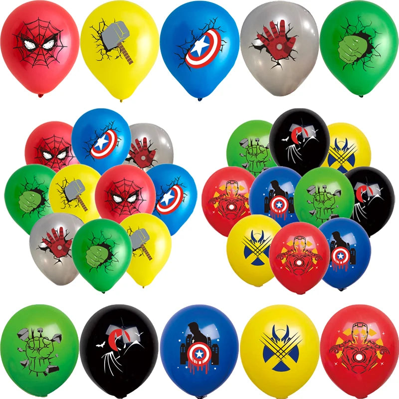 Marvel Avengers Kit Ballons de Baudruche - 12 styles au choix
