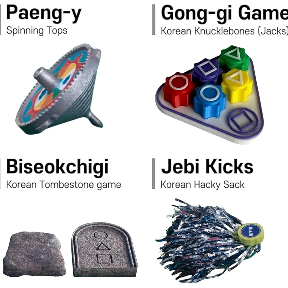 Kit 5 Jeux Squid Game