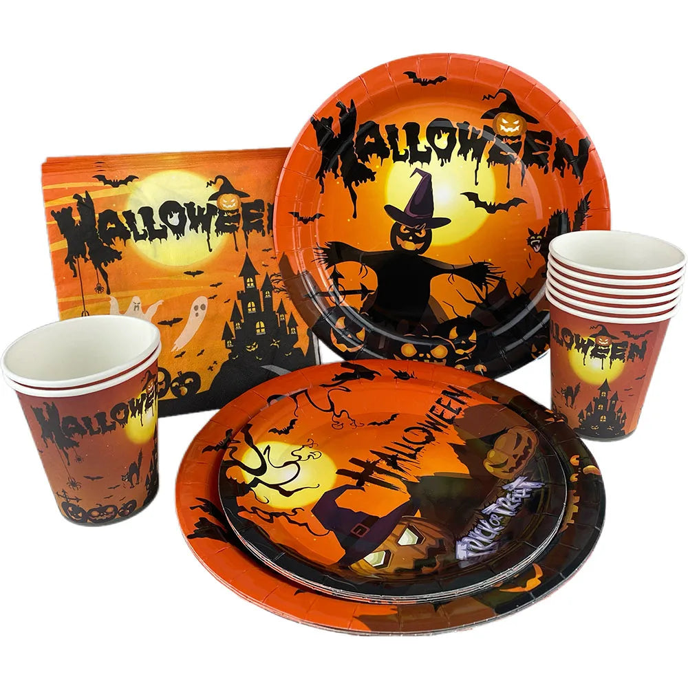 Kit Vaisselle & Décoration Halloween