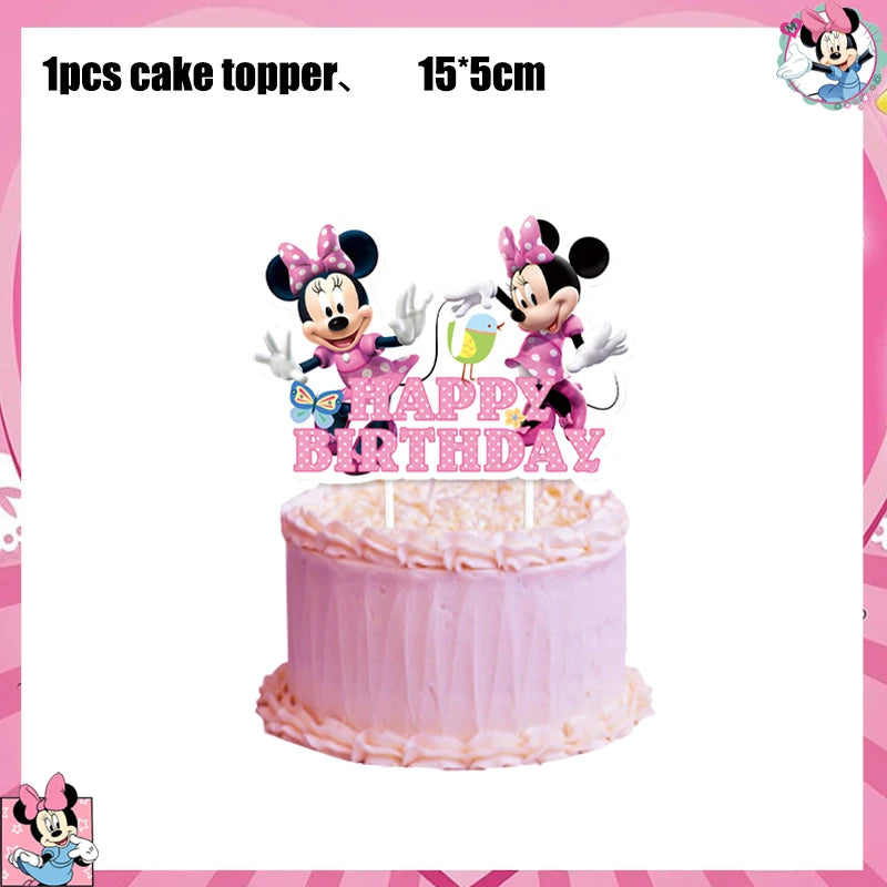 Disney Minnie Kit Vaisselle + décorations
