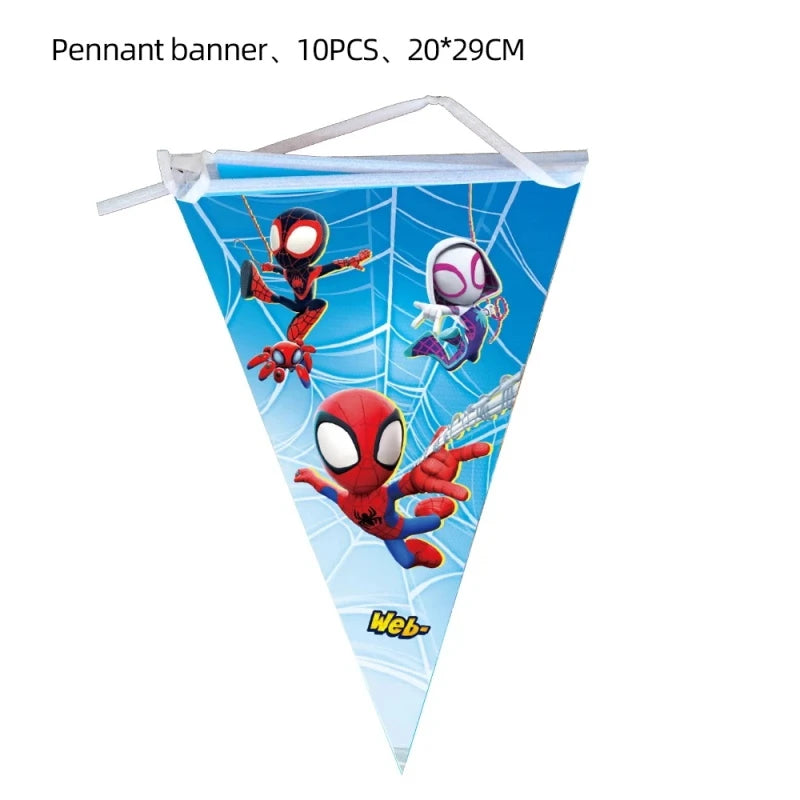 Disney Spidey Kit Vaisselle + décorations