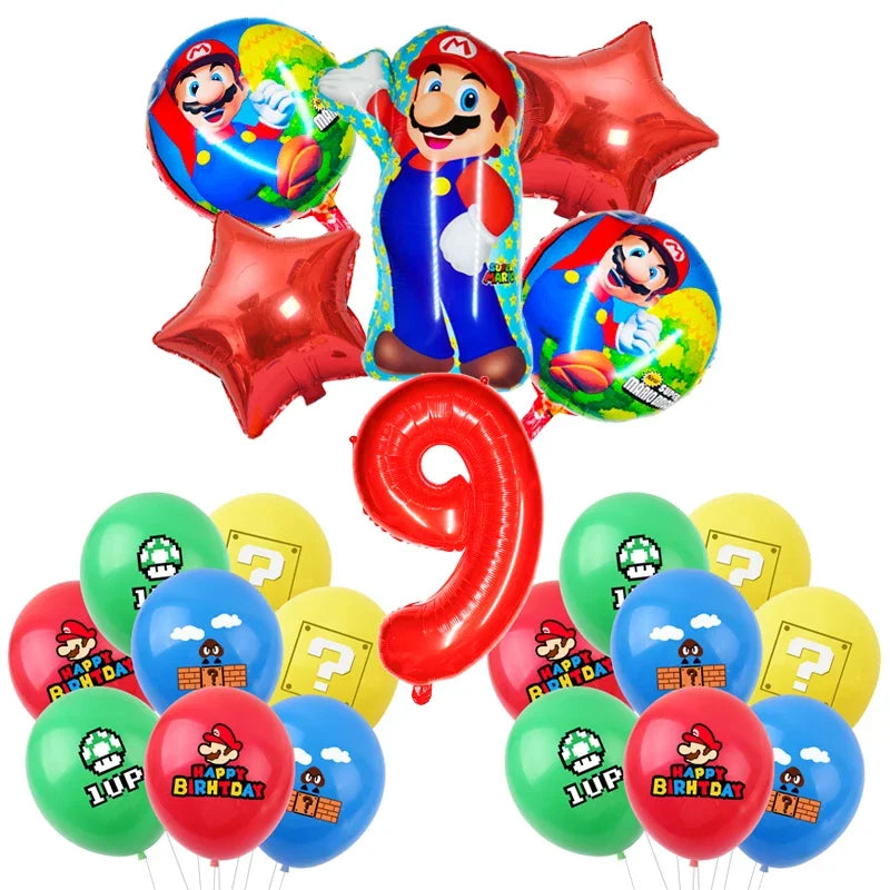 Super Mario Kit de Ballons + Choix de l'Âge