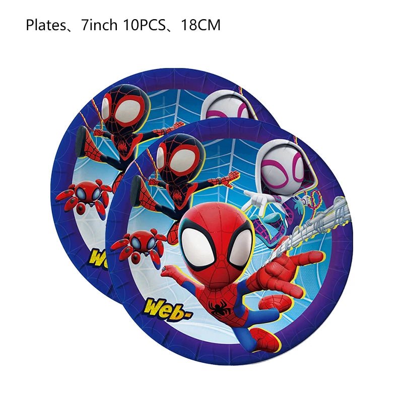 Disney Spidey Kit Vaisselle + décorations