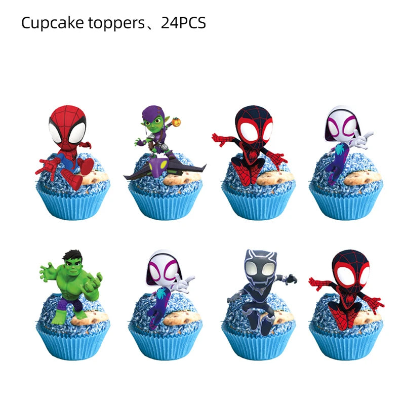 Disney Spidey Kit Vaisselle + décorations