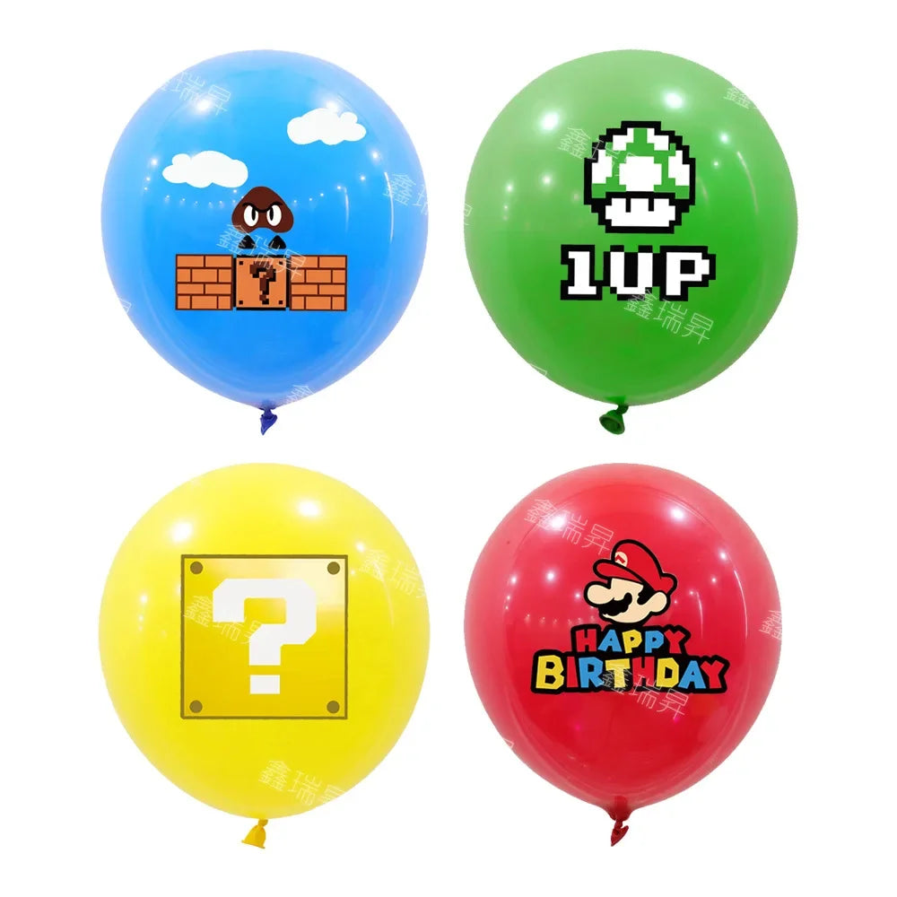 Super Mario Kit Ballons de Baudruche - 10 styles au choix