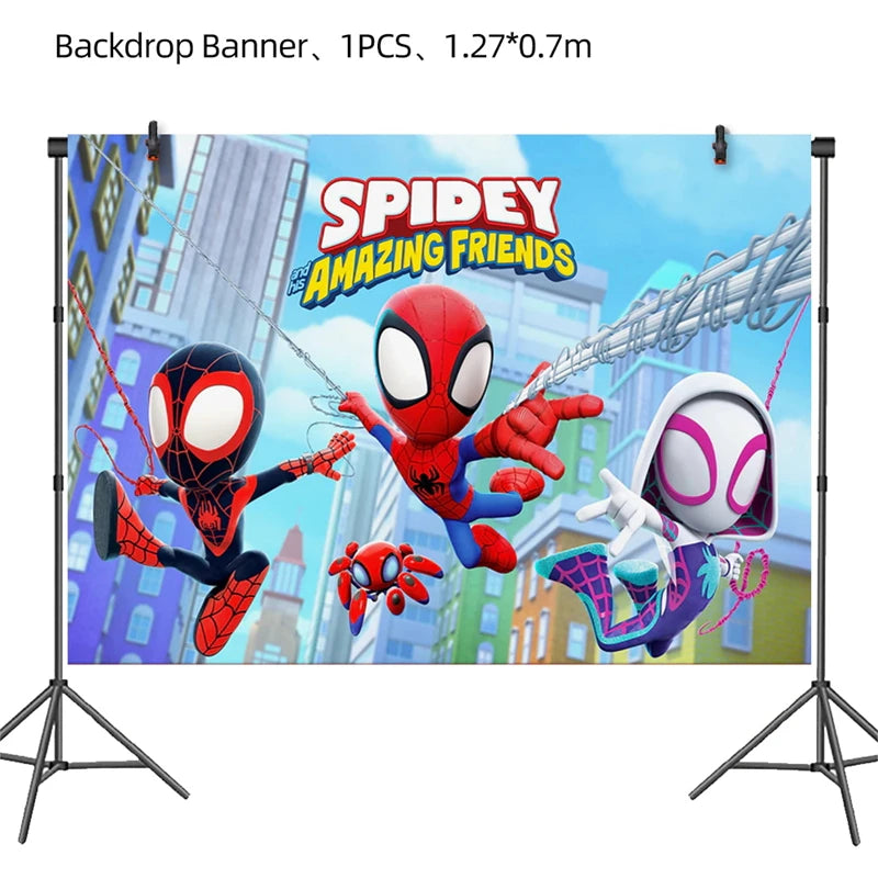 Disney Spidey Kit Vaisselle + décorations