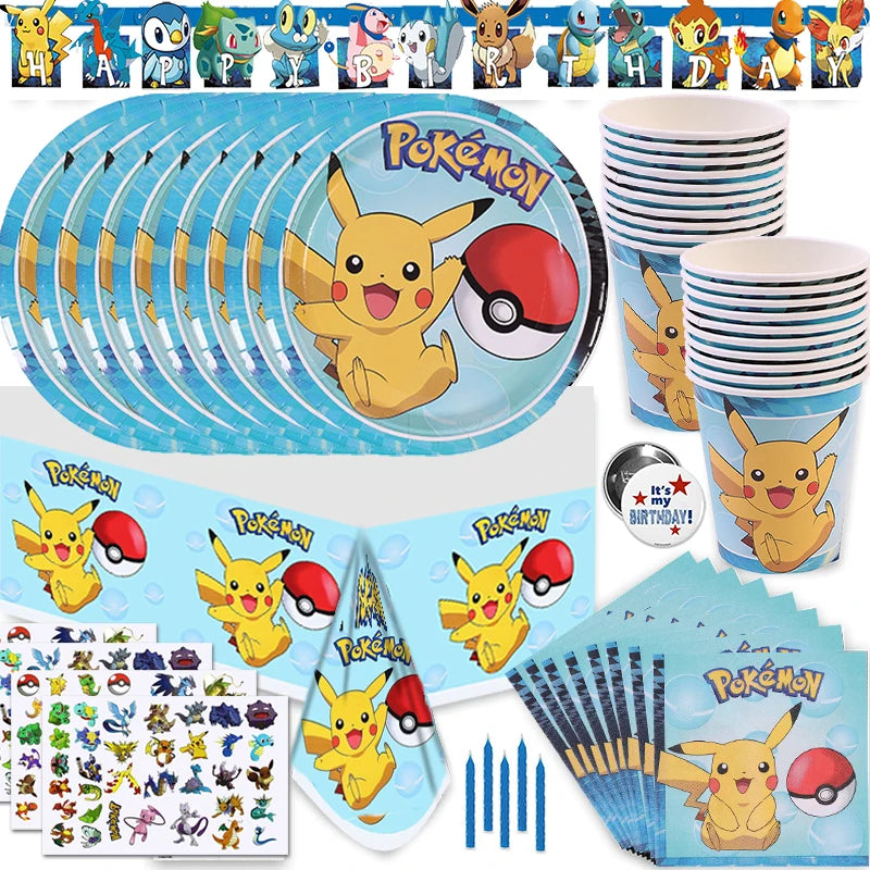 Pokémon Kit Vaisselle - 3 Styles au Choix