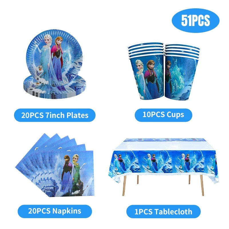 Kit Vaisselle Reine des Neiges