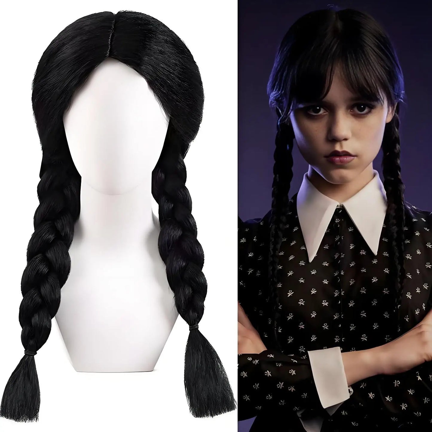 Robe Mercredi Addams Enfant et Adulte
