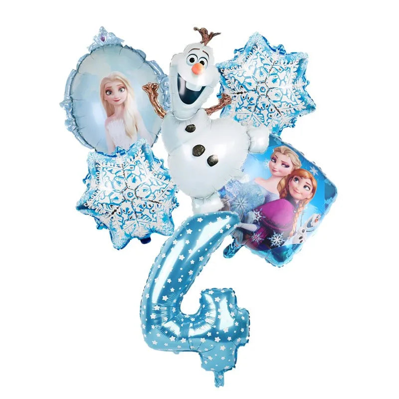 Kit Ballons Reine des Neiges avec Âge