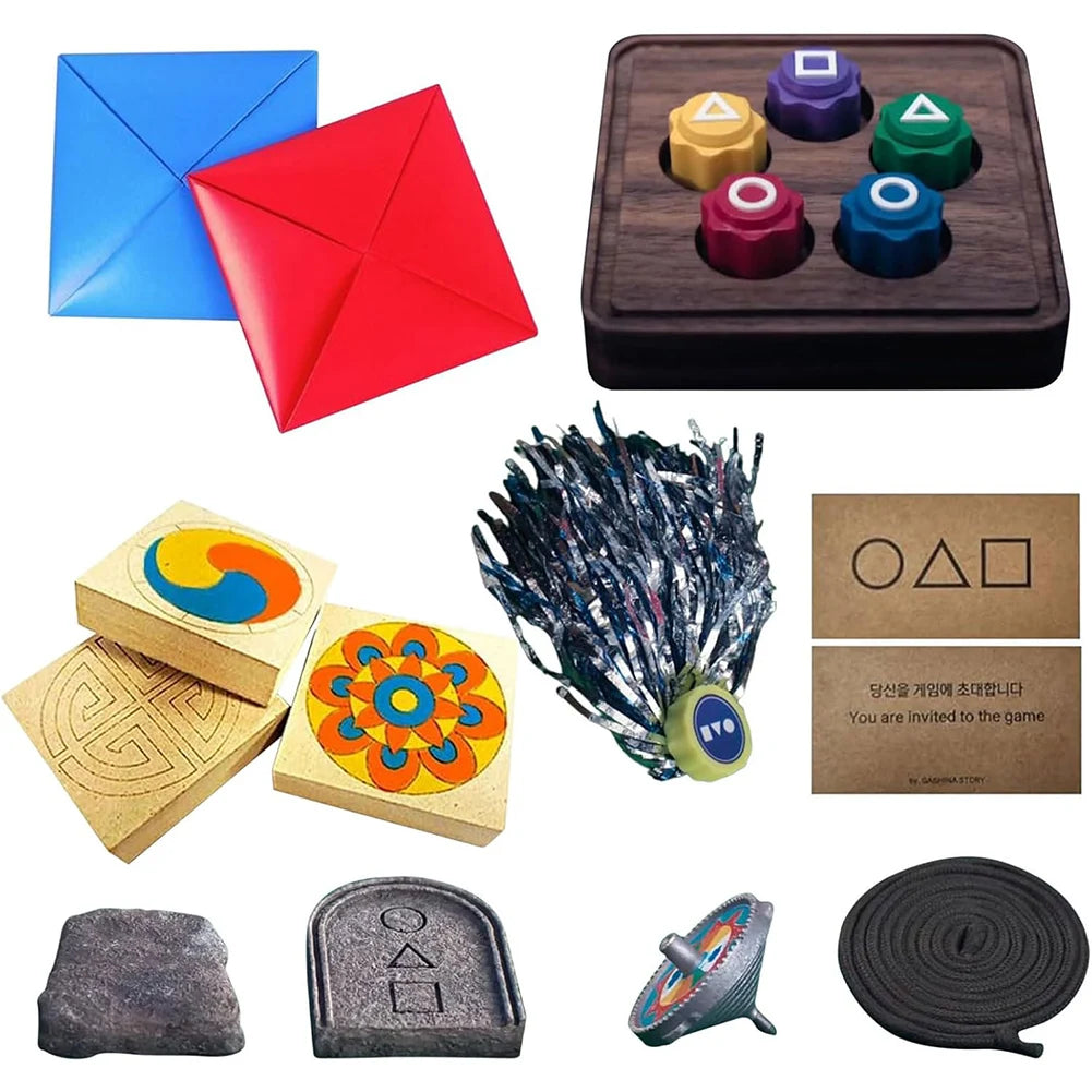 Kit 5 Jeux Squid Game