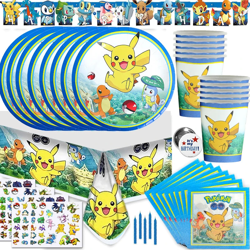 Pokémon Kit Vaisselle - 3 Styles au Choix