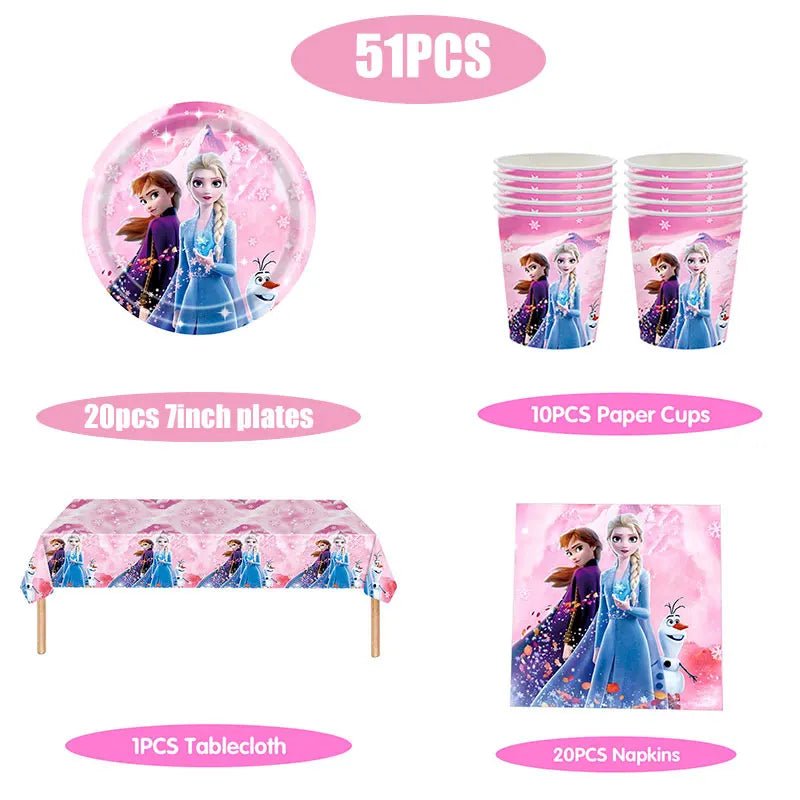 Kit Vaisselle Reine des Neiges