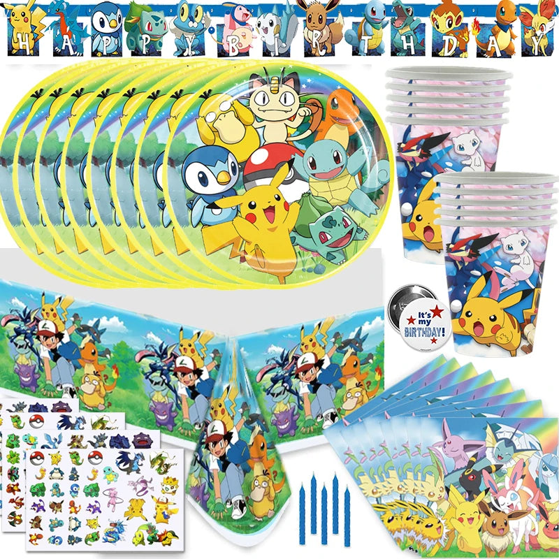 Pokémon Kit Vaisselle - 3 Styles au Choix