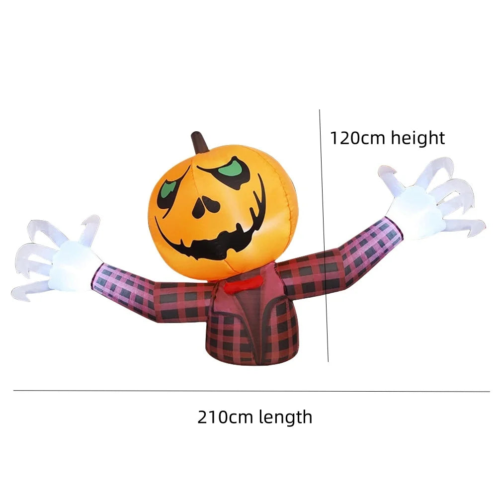 Citrouille Gonflable Halloween 2,1 m