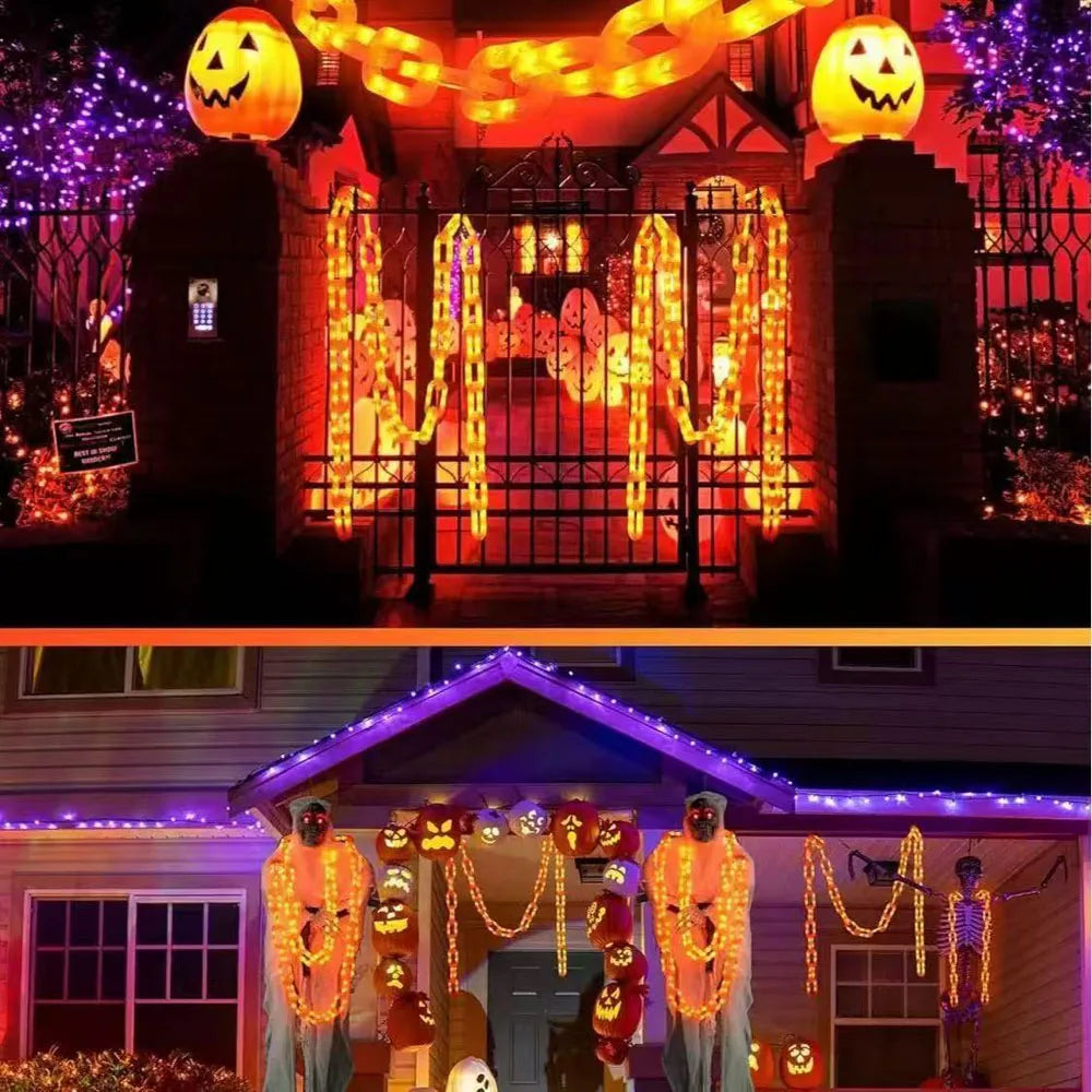 Chaîne Lumineuse Halloween Solaire LED
