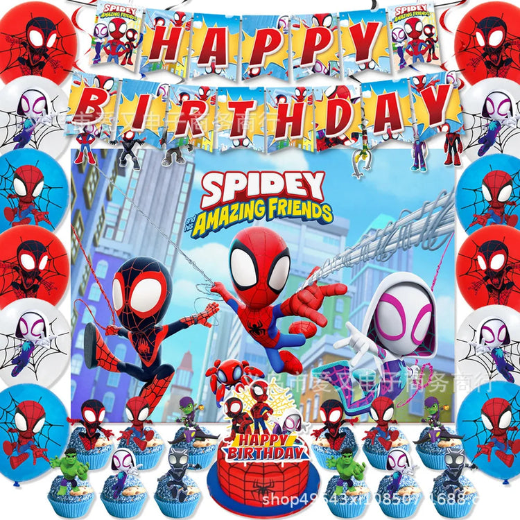Anniversaire Spidey – Déco & Vaisselle