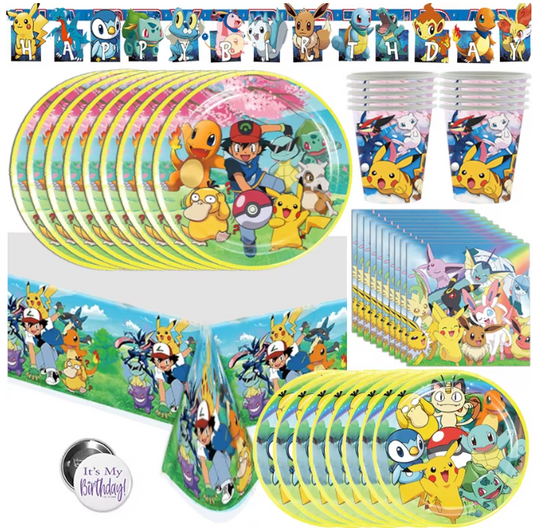 Pokémon Kit Vaisselle  - 3 Styles au Choix
